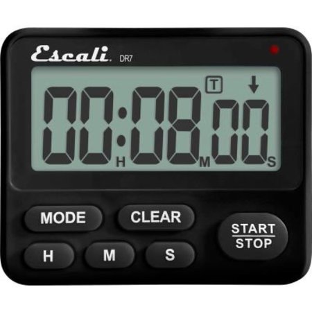 ESCALI. Escali Digital Timer Extra Loud, Black DR7